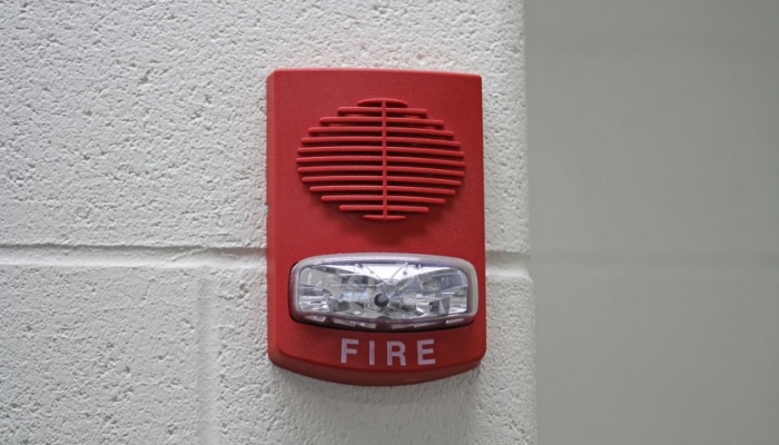 Fire Alarm With Strobe
